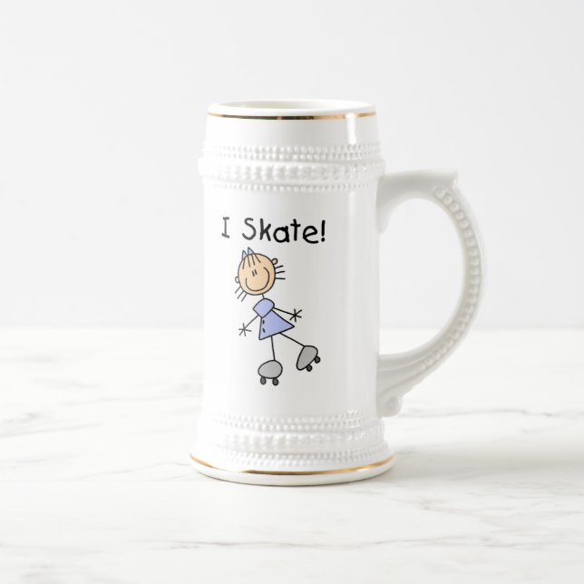 Jag åker skridskor - flickarullskater sejdel (Höger)