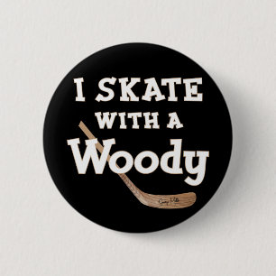 Jag åker skridskor med en Woody-hockeyklubba flare Knapp
