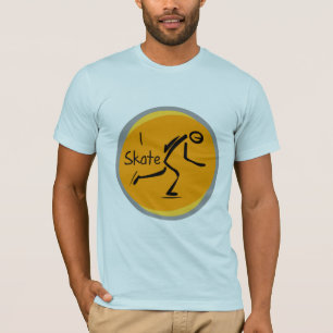 Jag åker skridskor T-tröja och gåvor Tee Shirt