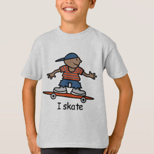 Jag åker skridskor T-tröja Tee Shirt