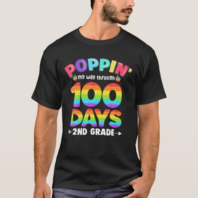 Jag åker till 100 dagar av 2:a Klass T Shirt (Framsida)
