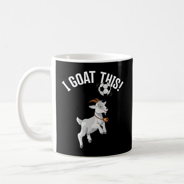 Jag åker till Boll för getfotboll. Kaffemugg (Vänster)