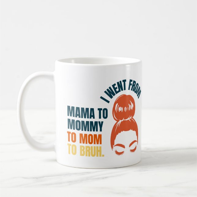 Jag åkte från mamma till mamma till mamma till bru kaffemugg (Vänster)