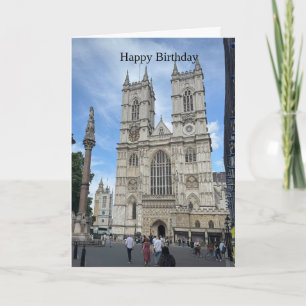 "Jag åkte till London" Westminster Abbey Kort