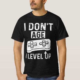 Jag åldras inte med att spela t-shirt 