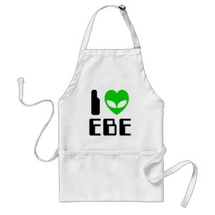 Jag Alien Heart EBE Förkläde
