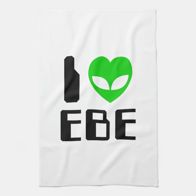 Jag Alien Heart EBE Kökshandduk (Vertikal)