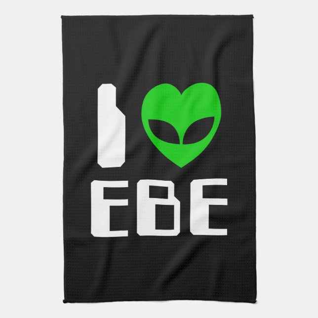 Jag Alien Heart EBE Kökshandduk (Vertikal)
