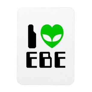 Jag Alien Heart EBE Magnet