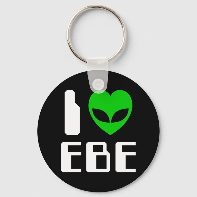 Jag Alien Heart EBE Nyckelring (Framsida)