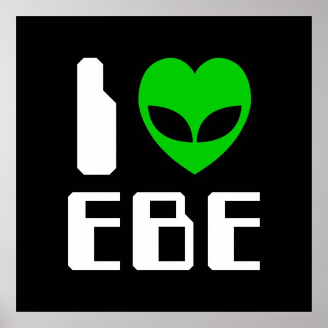 Jag Alien Heart EBE Poster (Framsidan)