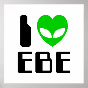 Jag Alien Heart EBE Poster