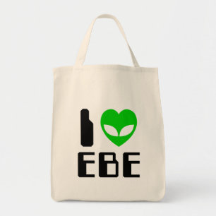 Jag Alien Heart EBE Tygkasse