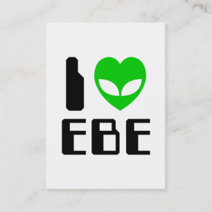 Jag Alien Heart EBE Visitkort