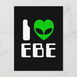 Jag Alien Heart EBE Vykort