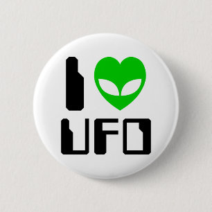 Jag Alien Heart UFO Knapp