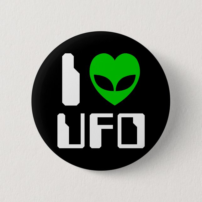 Jag Alien Heart UFO Knapp (Framsida)