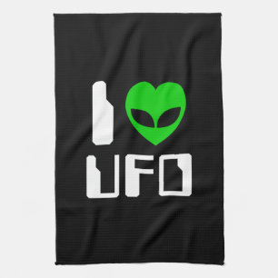 Jag Alien Heart UFO Kökshandduk