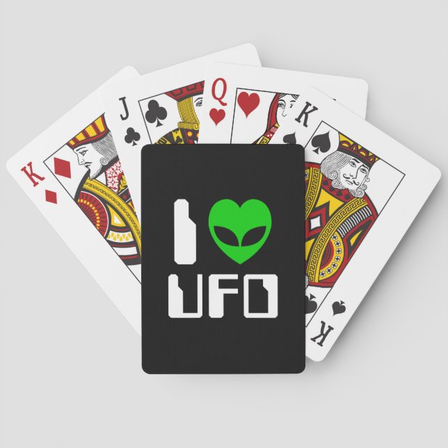Jag Alien Heart UFO Kortlek (Baksidan)