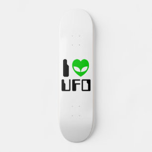 Jag Alien Heart UFO Old School Skateboard Bräda 18 Cm