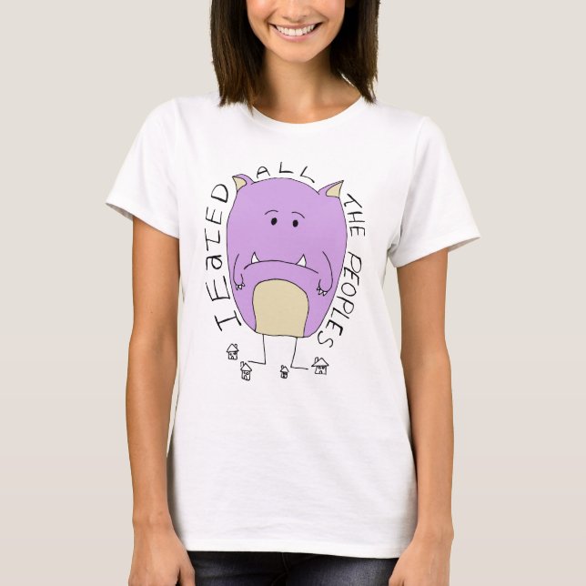 Jag alla Eated bemannar T-shirt (Framsida)