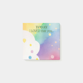 JAG ÄLSKADE ATT DU GJORDE ANTECKNINGAR POST-IT BLOCK