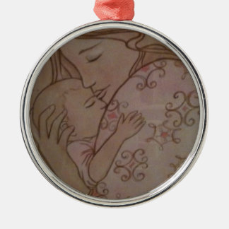 Jag älskade dig, för jag mötte dig julgransprydnad metall