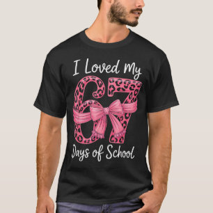 Jag älskade mina 67 skoldagar Coquette-flickor Kvi T Shirt