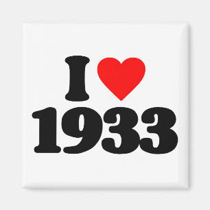 JAG ÄLSKAR 1933 MAGNET