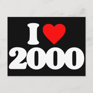 JAG ÄLSKAR 2000 VYKORT