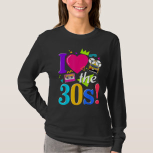 Jag älskar 30-tals kostym Me 30-tals stil kassett  T Shirt