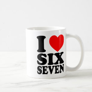 Jag älskar 67 roliga meme jag älskar sex sju kaffemugg