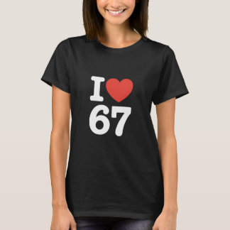 Jag älskar 67 t shirt