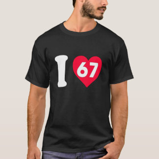 Jag älskar 67 t shirt
