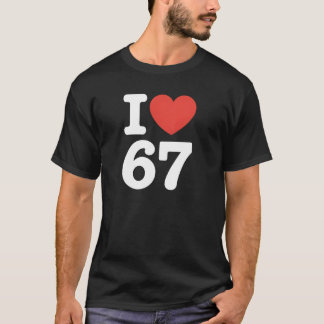 Jag älskar 67 t shirt
