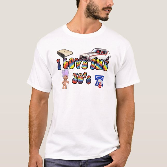 Jag älskar 70-tal 2 tee shirt (Framsida)
