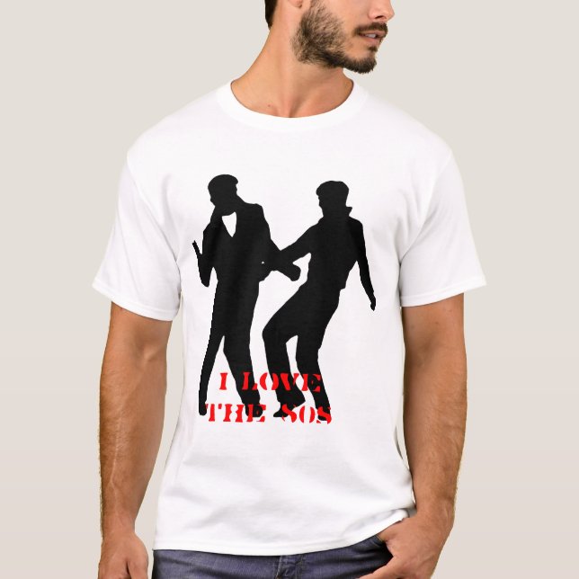 Jag älskar 80-tal t shirt (Framsida)