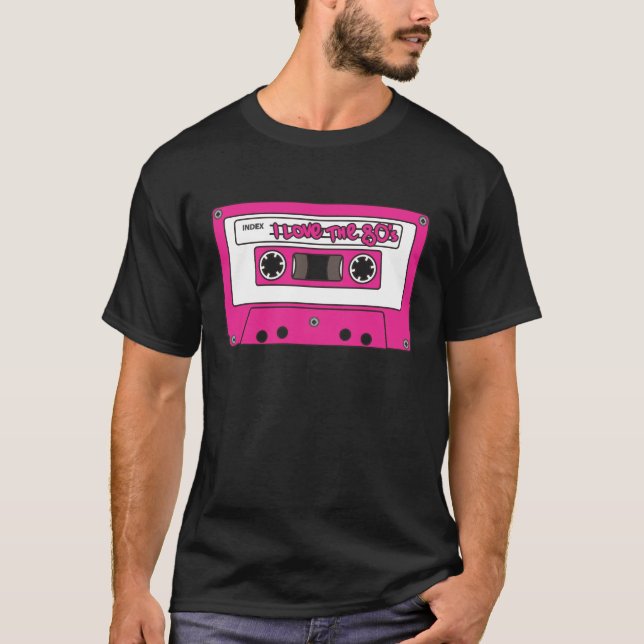 Jag älskar 80-tal tee shirt (Framsida)