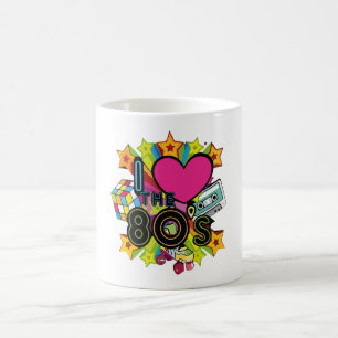 jag älskar 80-talet kaffemugg