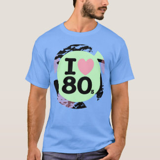 Jag älskar 80-tals kille t shirt