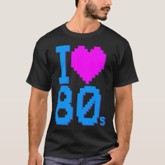 Jag älskar 80-tals T-shirt