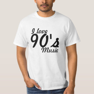 Jag älskar 90-talmusikT-tröja Tee Shirt