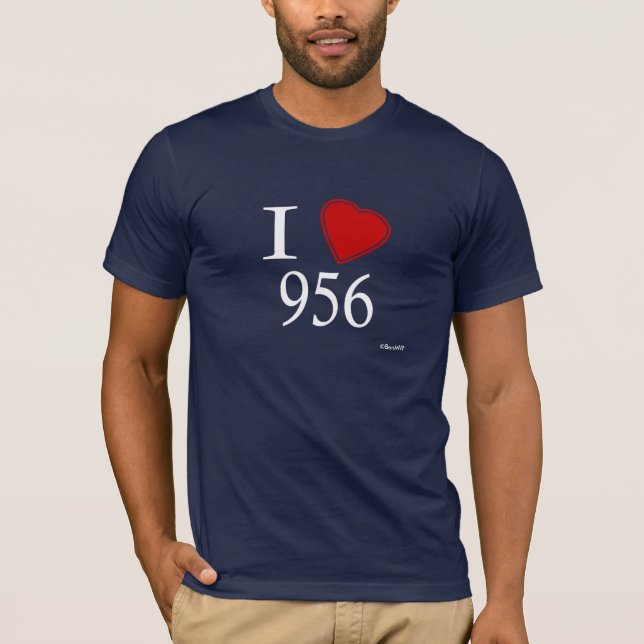 Jag älskar 956 Laredo T Shirt (Framsida)