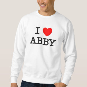 Jag älskar Abby Långärmad Tröja