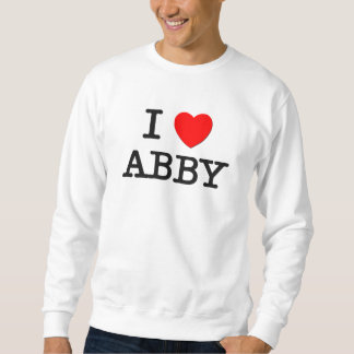 Jag älskar Abby Långärmad Tröja