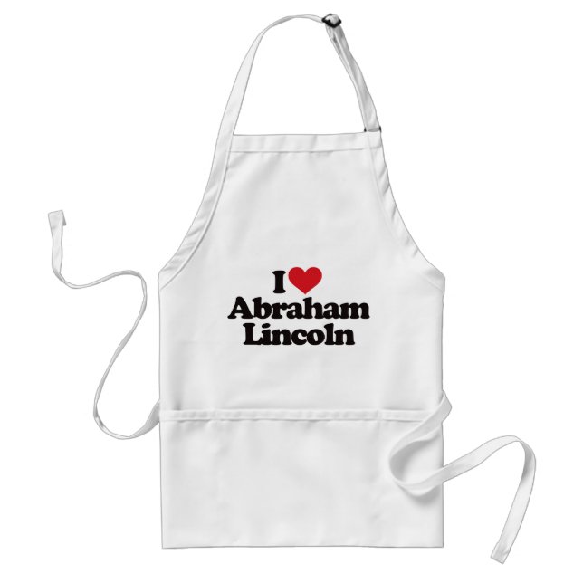 Jag älskar Abraham Lincoln Förkläde (Framsidan)