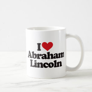 Jag älskar Abraham Lincoln Kaffemugg