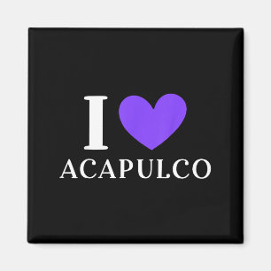 Jag älskar Acapulco Mexiko Semester _2 Magnet