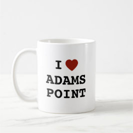 Jag älskar Adams Point Mugg
