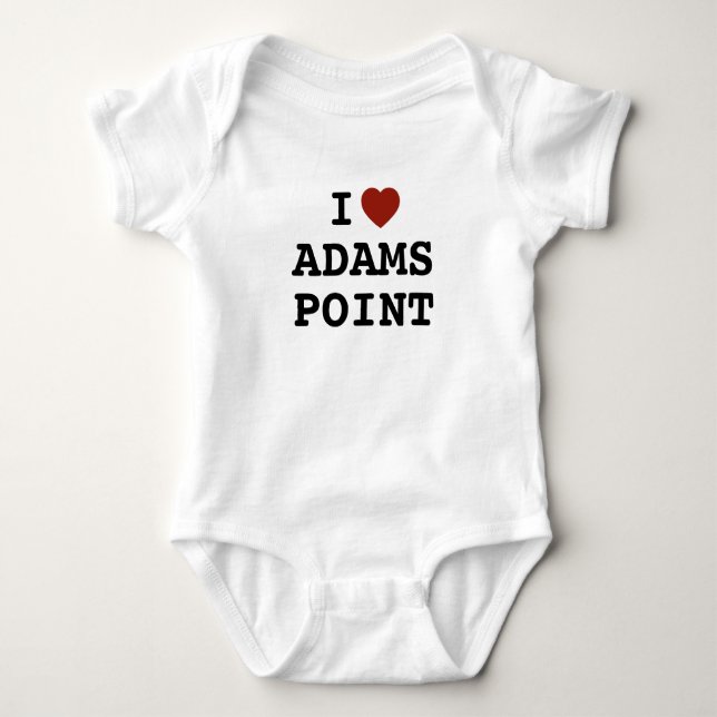 Jag älskar Adams Point T-Shirt (Framsida)